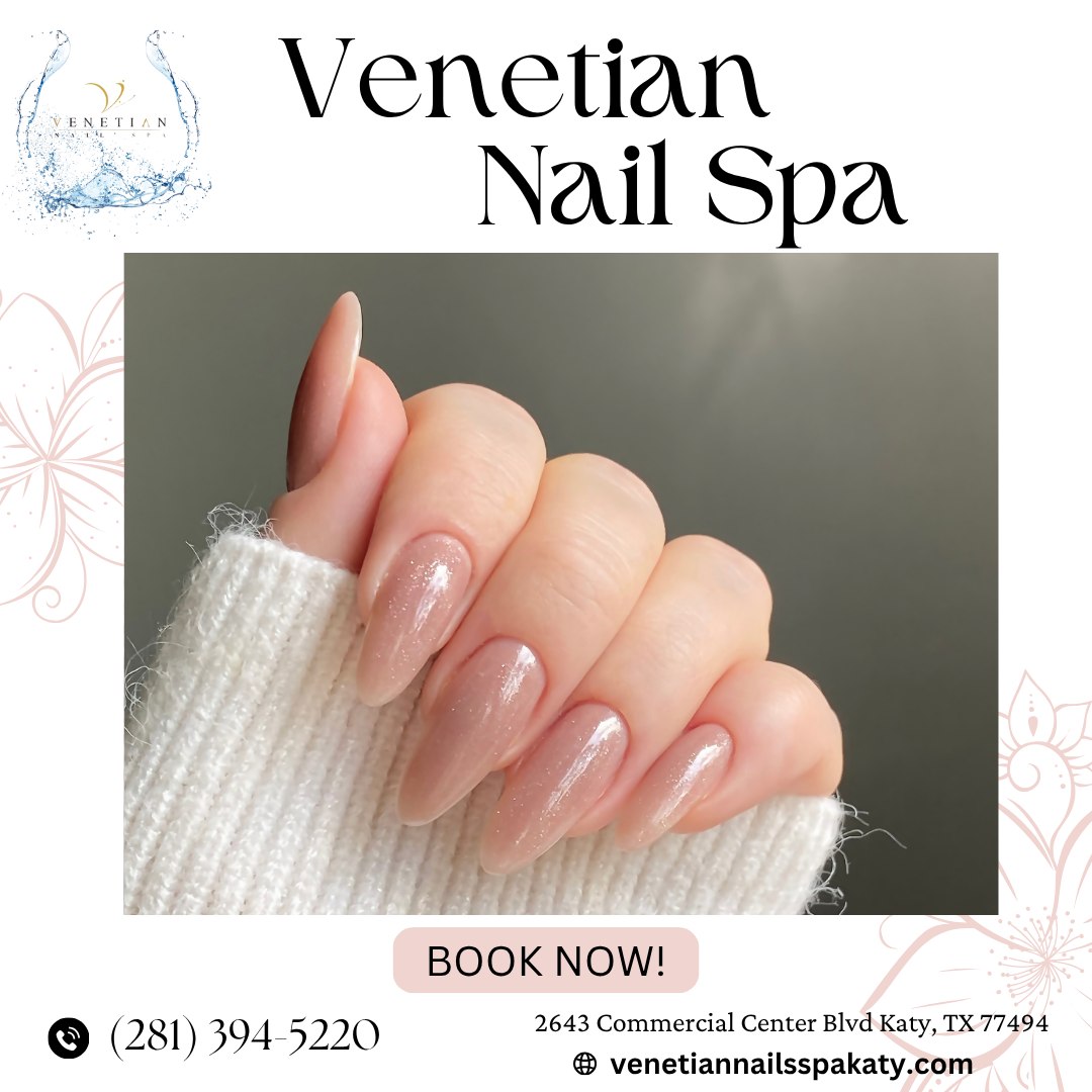 Elegant French manicure with white tips at nail salon 77494